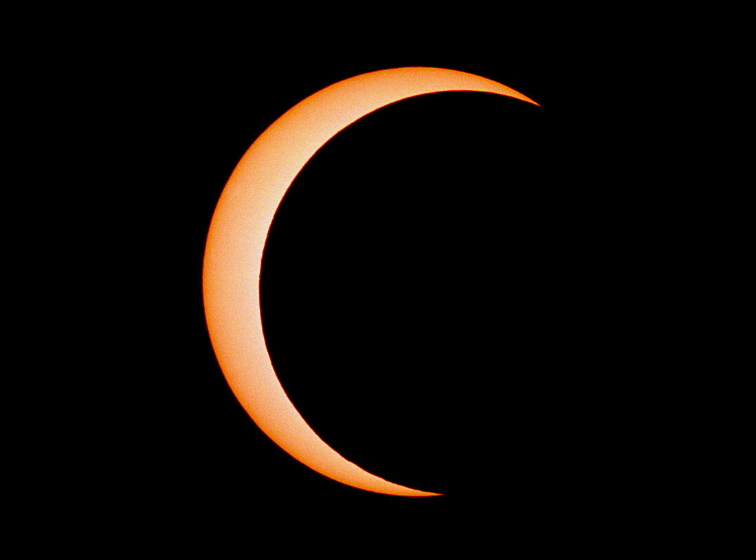 Partial phase of an annular eclipse (10/May/1994)