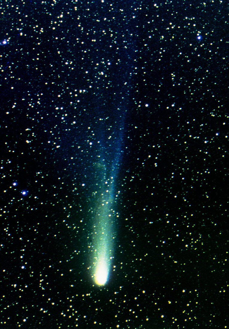 Optical photograph of Halley's Comet