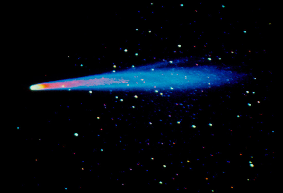 Optical image of Halley's Comet
