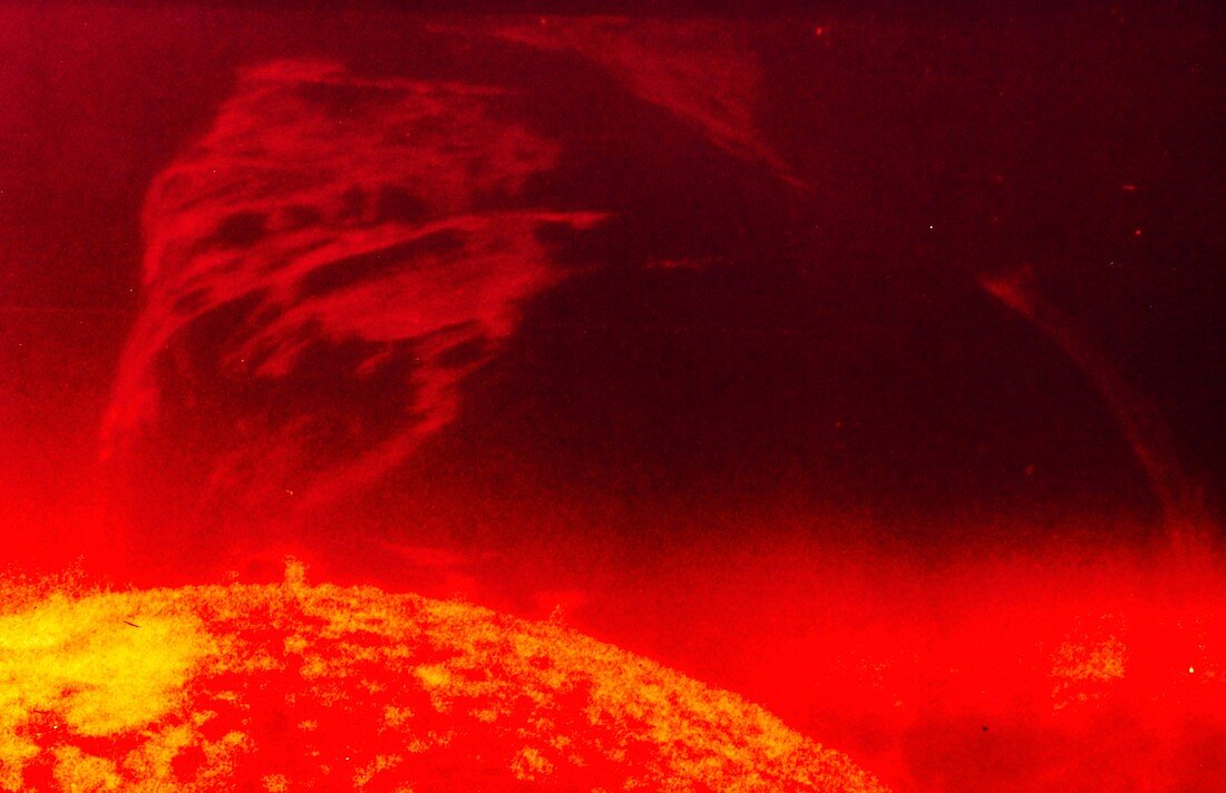 Solar prominence as seen by Skylab