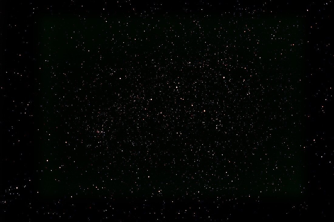 Optical photo of constellation Cassiopeia