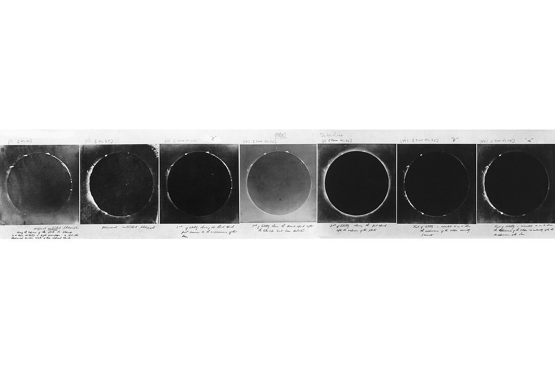 Total solar eclipse,1860
