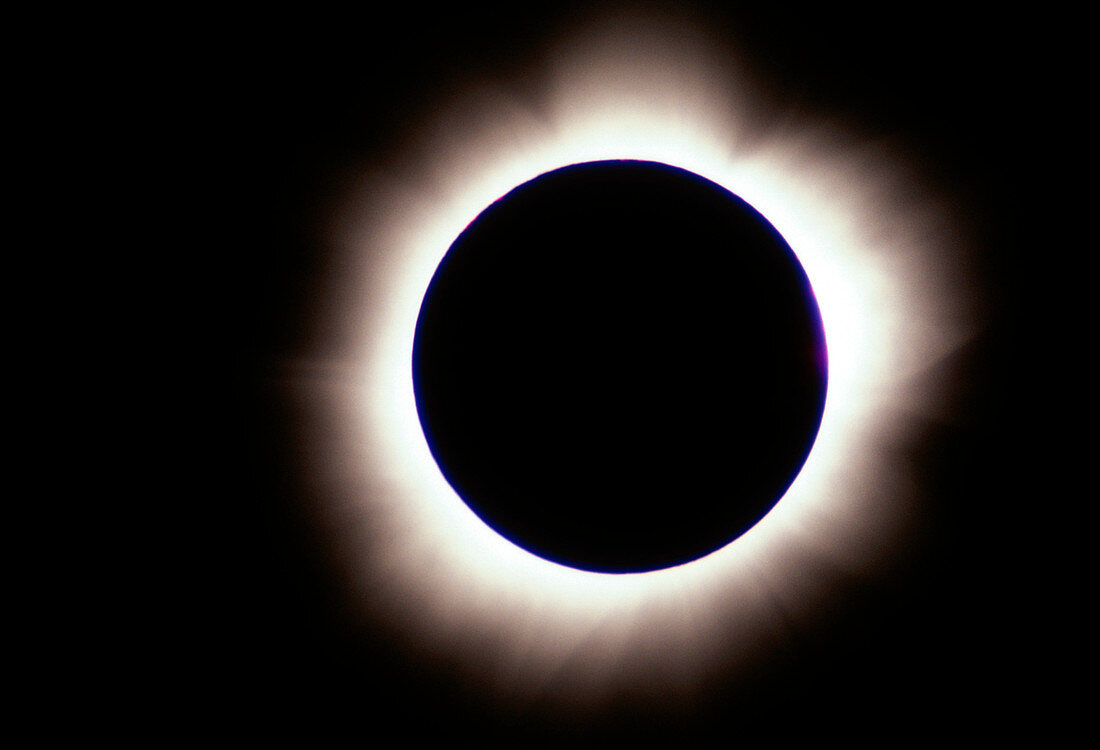 Total solar eclipse,corona at totality
