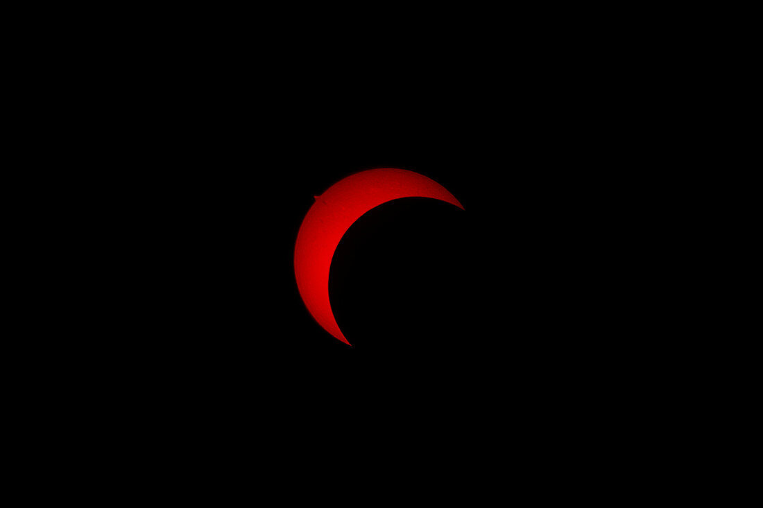 Annular solar eclipse,after 100 minutes