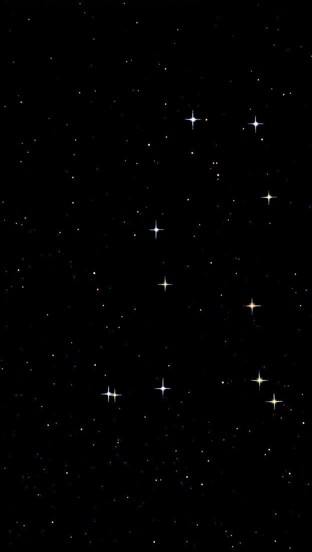 Photo of the constellation of Gemini