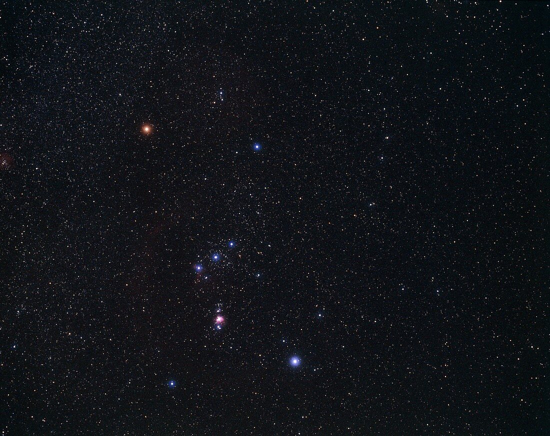 The constellation of Orion the Hunter