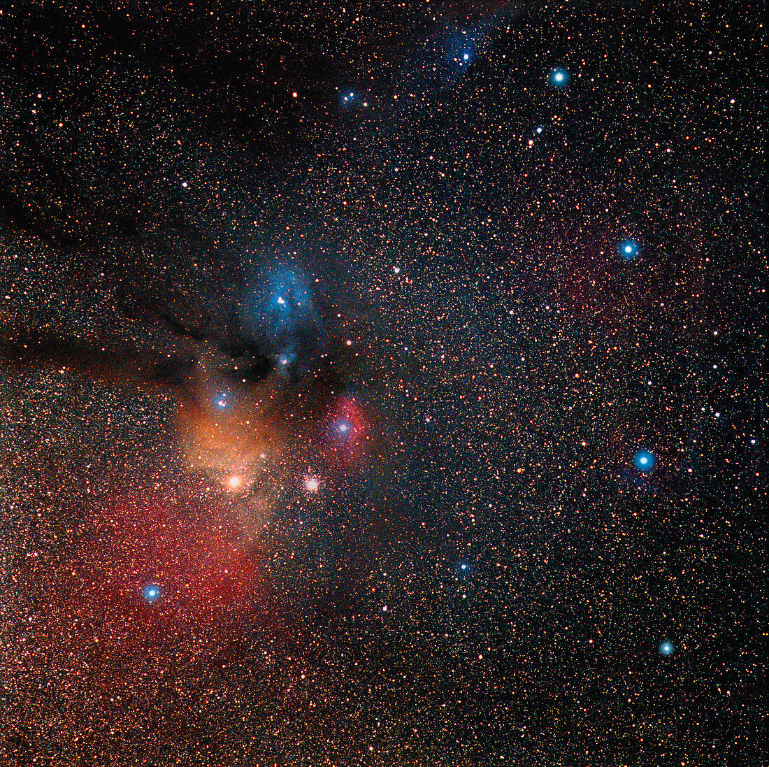 Rho Ophiuchi nebulae