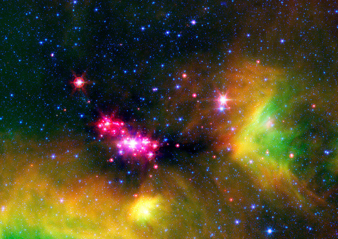 Serpens starbirth region,SST image