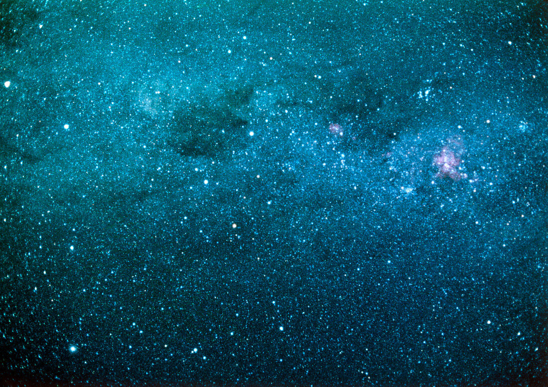 Optical photograph of part of the Milky way