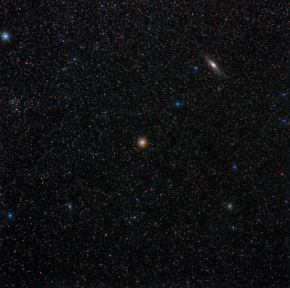 Andromeda starfield