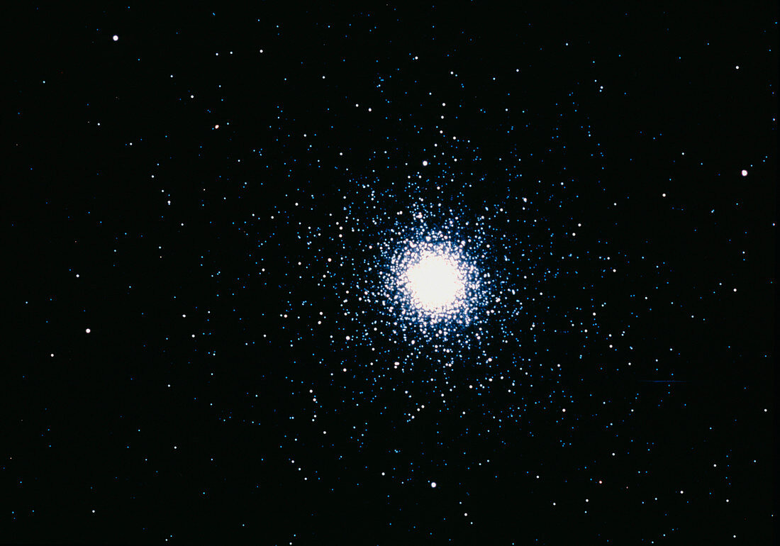 Optical photograph of globular cluster 47 Tucanae