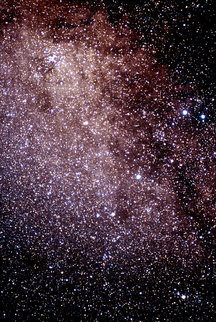 Optical image of open star cluster M7 (NGC 6475)