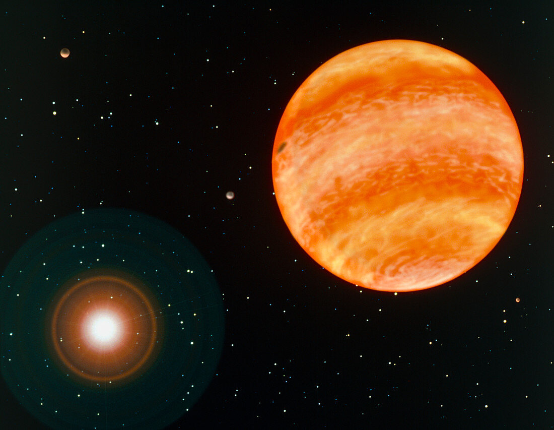 Artist's impression of planet 47 Ursae Majoris B