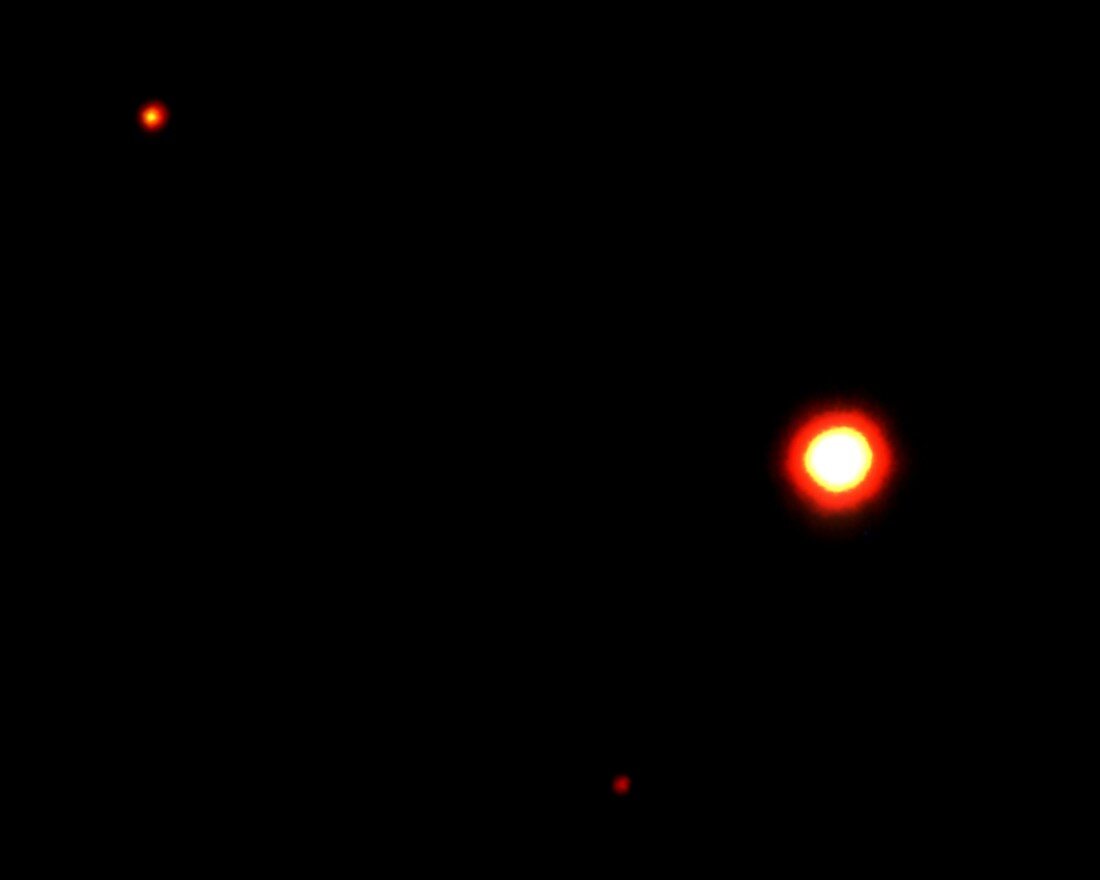 Optical image of the star 51 Pegasi