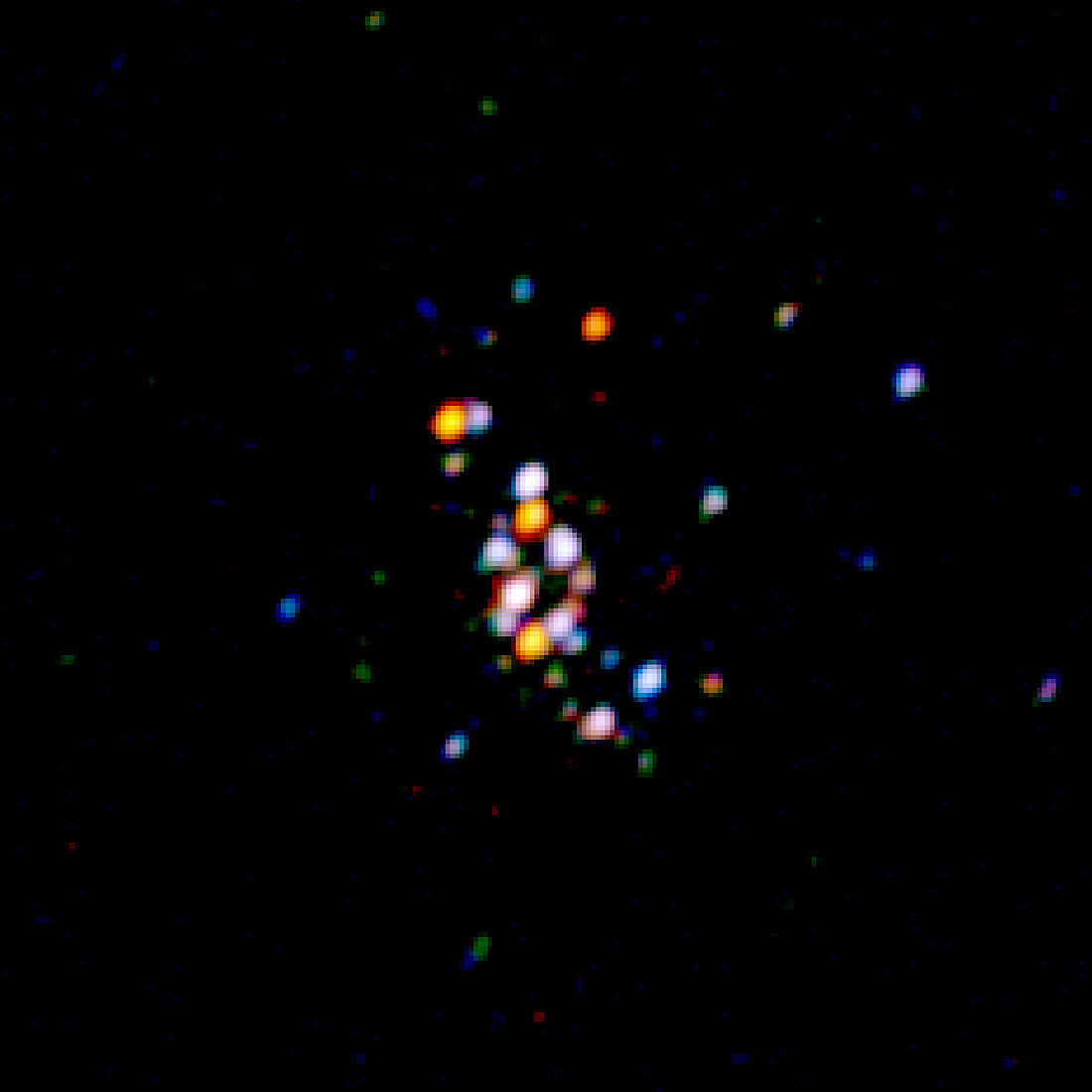 Globular cluster M62,X-ray image