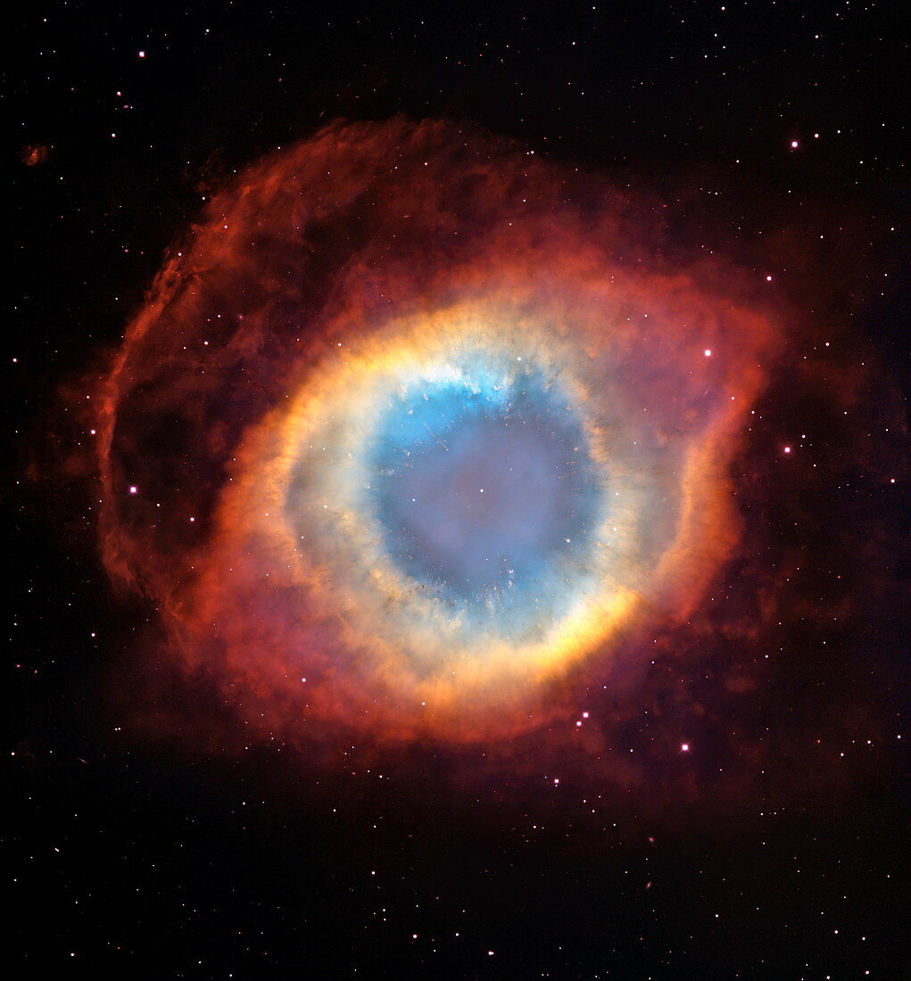 Helix nebula,HST image
