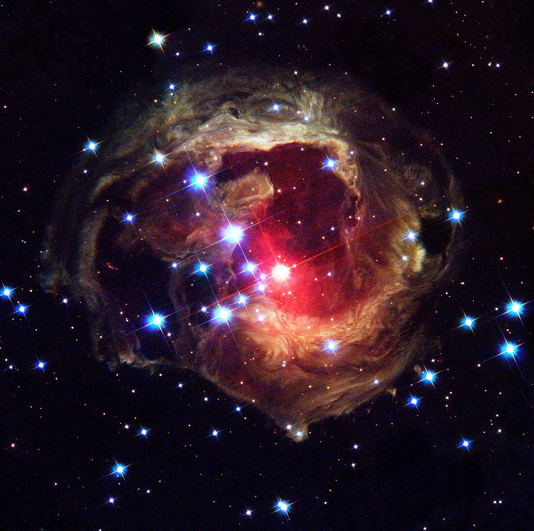 Light echoes around V838 Monocerotis star