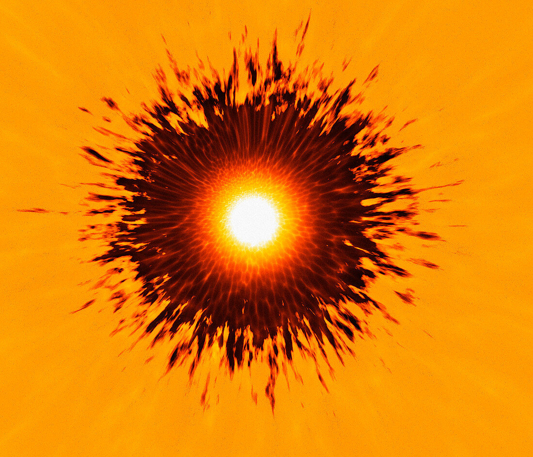 Supernova explosion,computer artwork