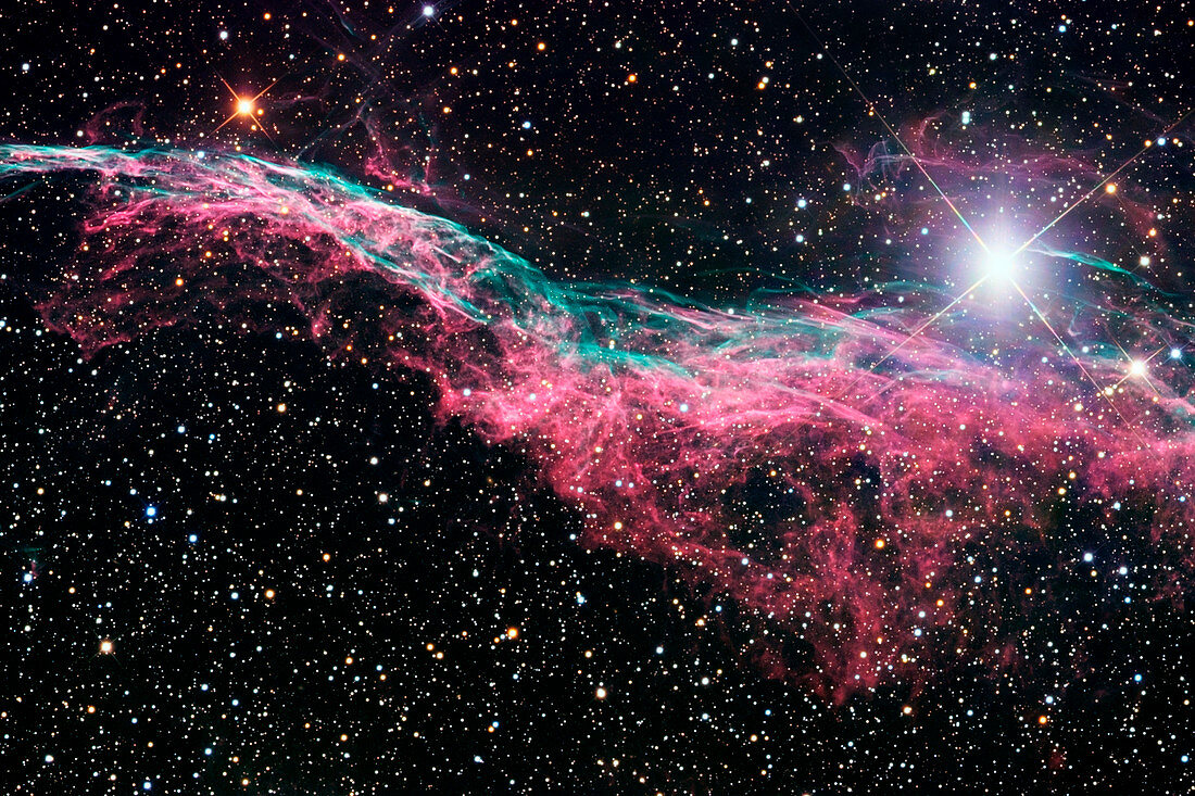 Veil nebula supernova remnant (NGC 6960)