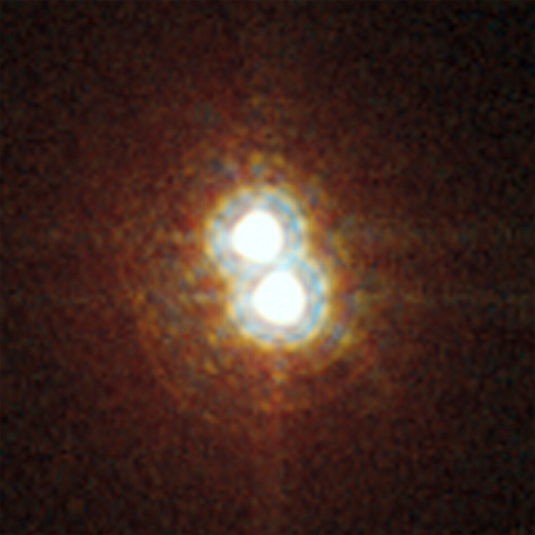 Binary star system in Pismis 24