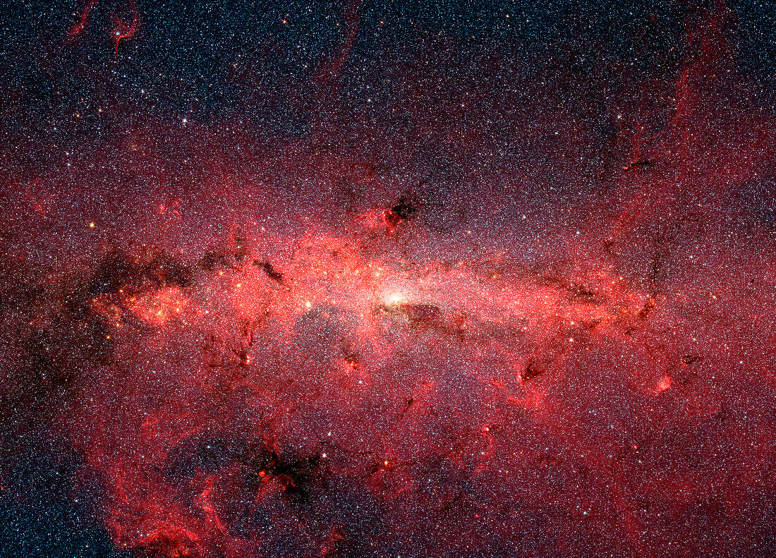 Galactic centre,infrared Spitzer image