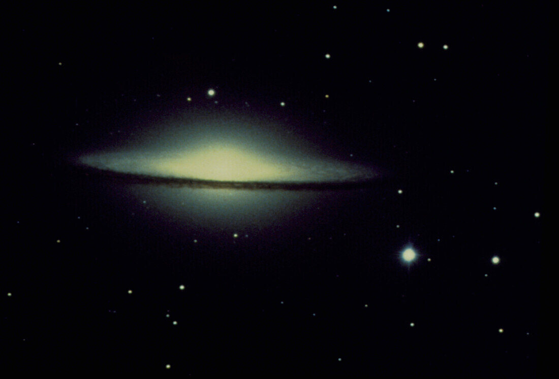 Optical image of the Sombrero Galaxy