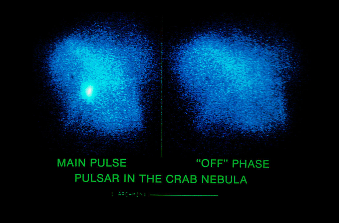 Crab Pulsar in on and off phases