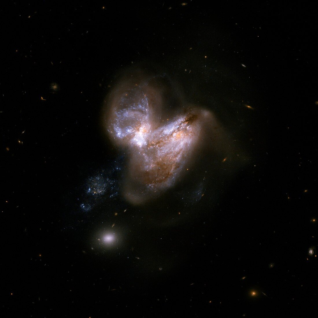 Interacting galaxies NGC 3690 and IC 694