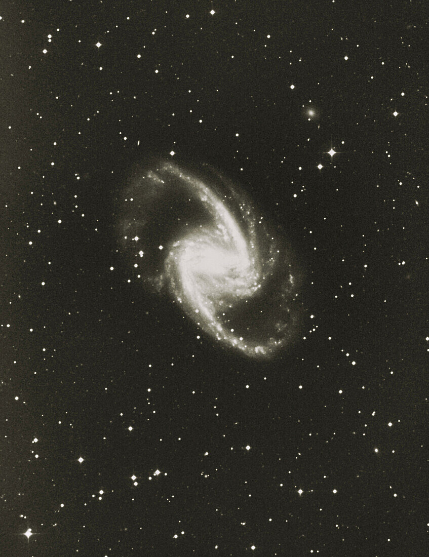 Optical image of Seyfert galaxy NGC 1365