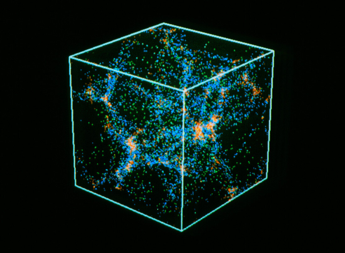 Voronoi model of clustering galaxies