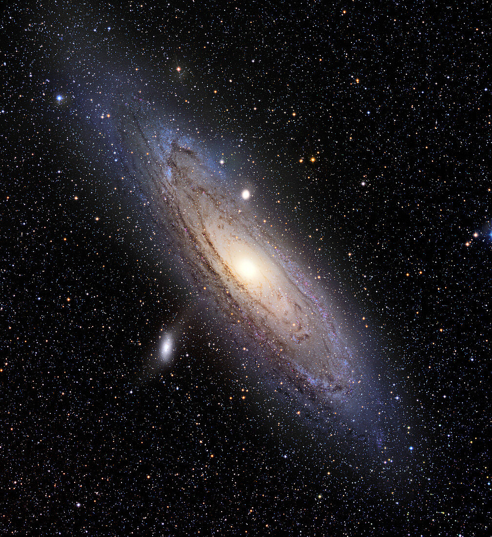 Andromeda galaxy (M31),optical image