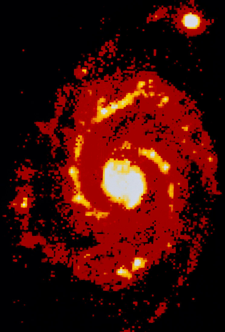 Infrared image of the Whirlpool Galaxy M51