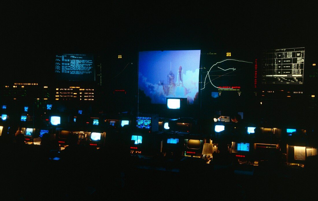 Control room at Goddard Space Centre