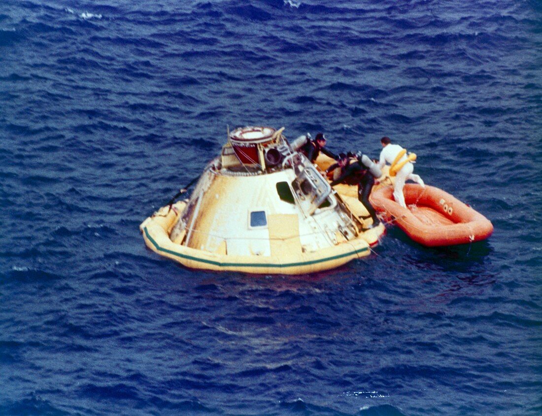 Apollo 8 splashdown recovery