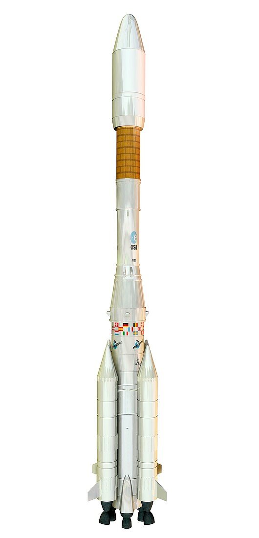 Ariane 44L rocket,artwork