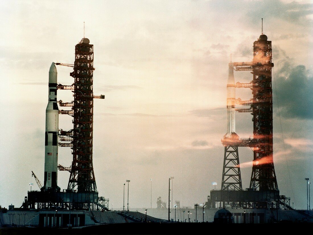Skylab 1 and skylab 2 rockets