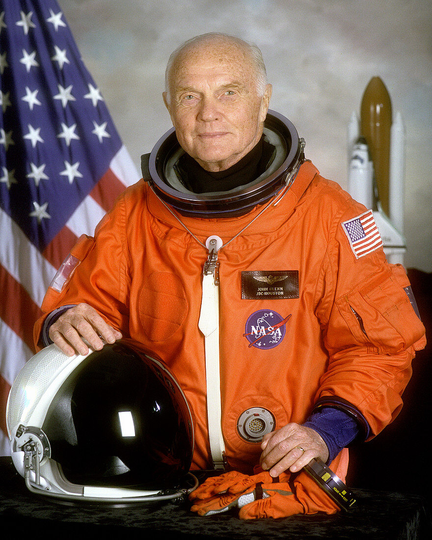 Astronaut John Glenn,1998