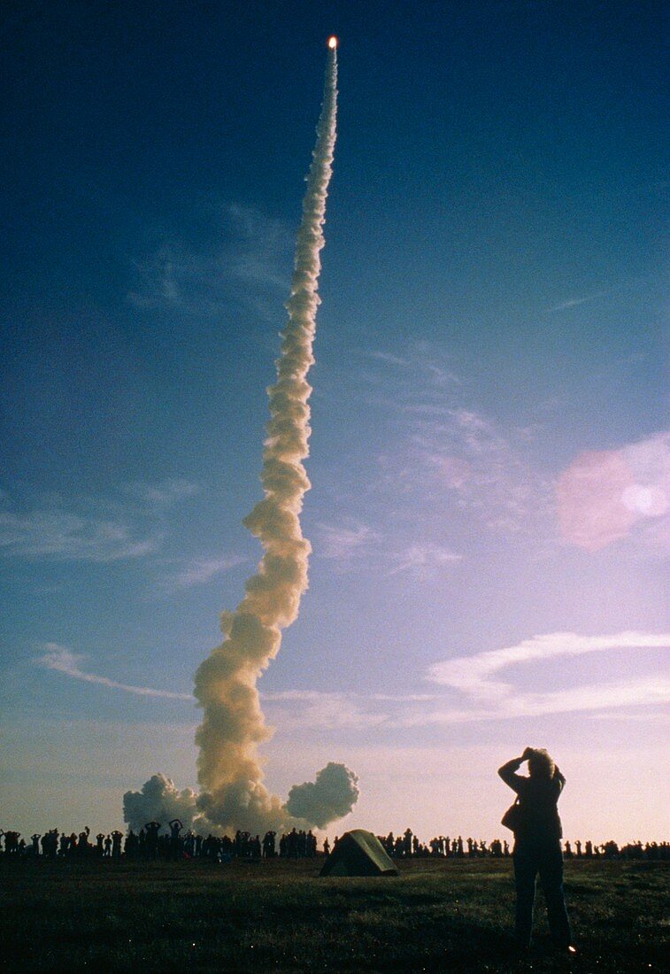 Launch of first Space Shuttle