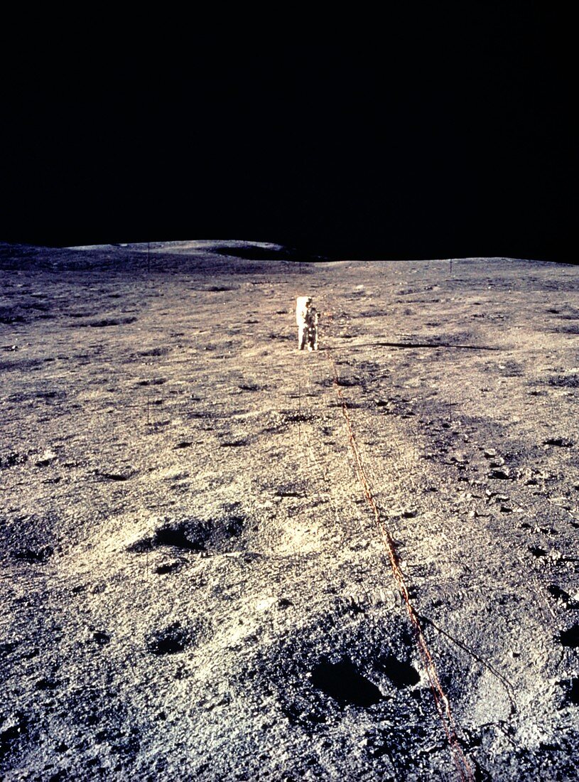 Apollo 14 astronaut Edgar Mitchell during