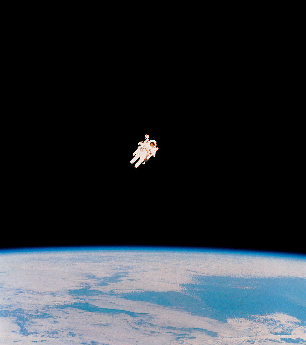 Floating astronaut