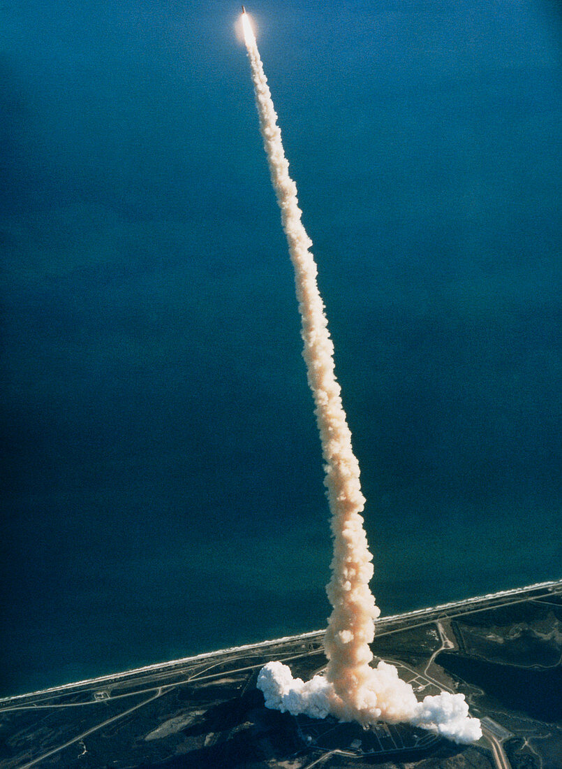 Launch of Discovery on Mission STS-42