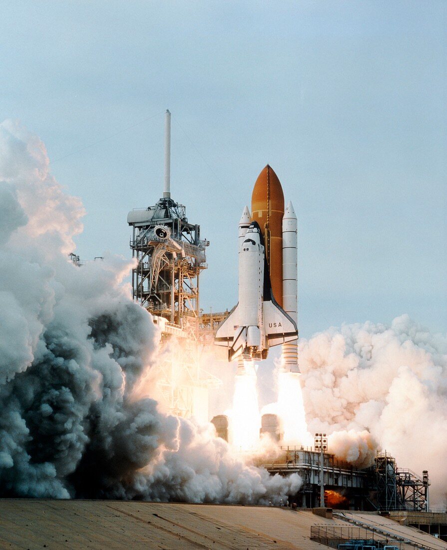 Launch of the space shuttle Columbia