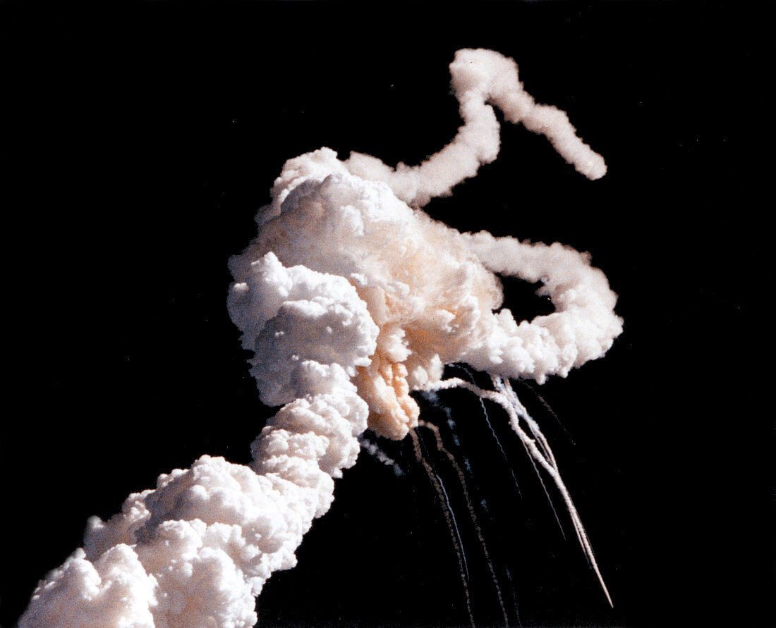 Explosion of the Space Shuttle Challenger
