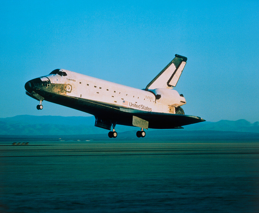 Landing of Shuttle Columbia,STS-28