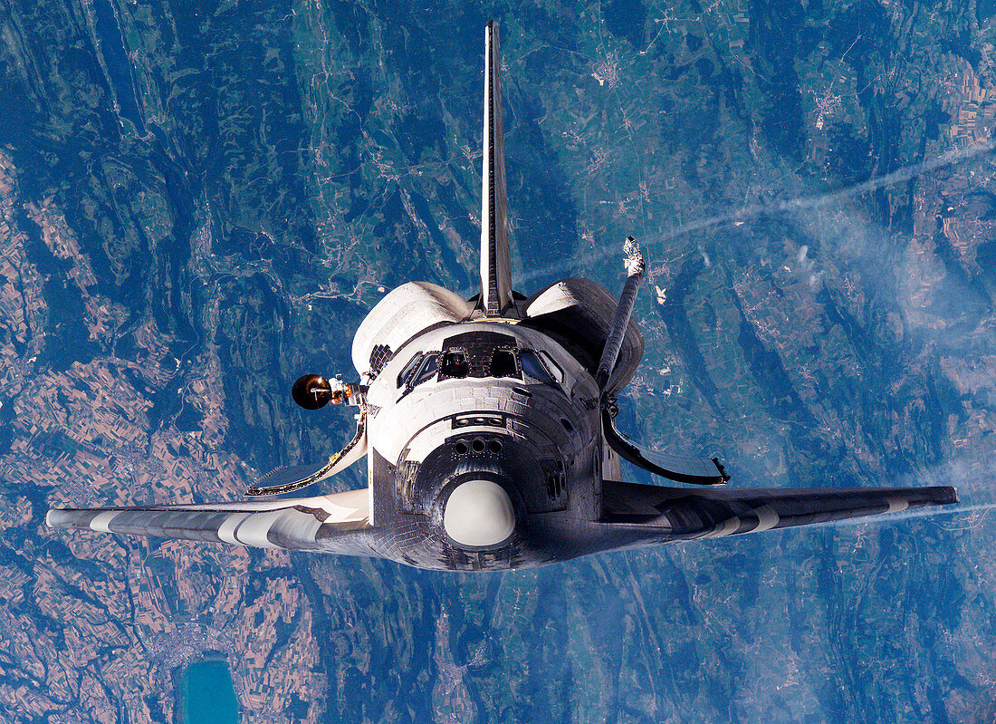 Discovery docking with ISS,STS-114