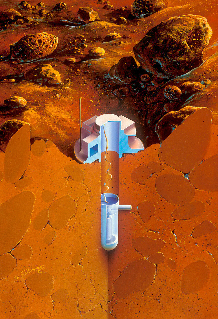 Martian subsurface probe