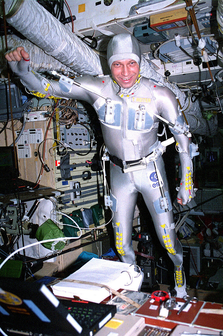 ESA astronaut on Mir Space Station,1995