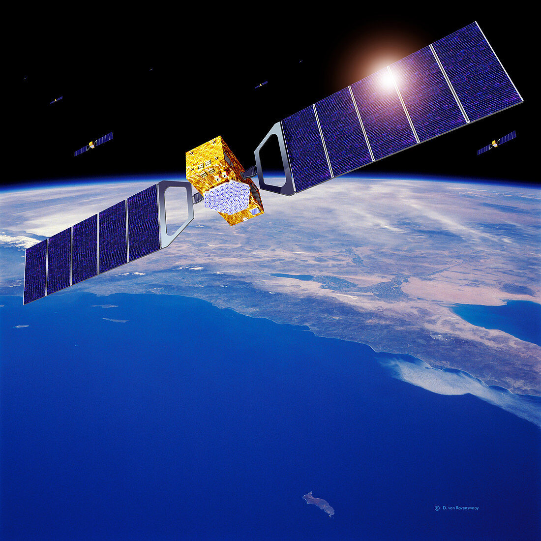 Galileo navigation satellites