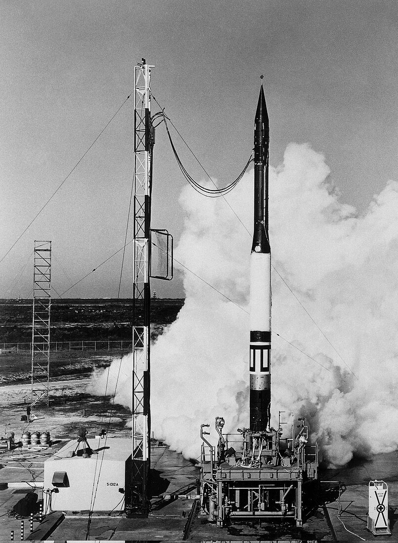 Vanguard rocket test