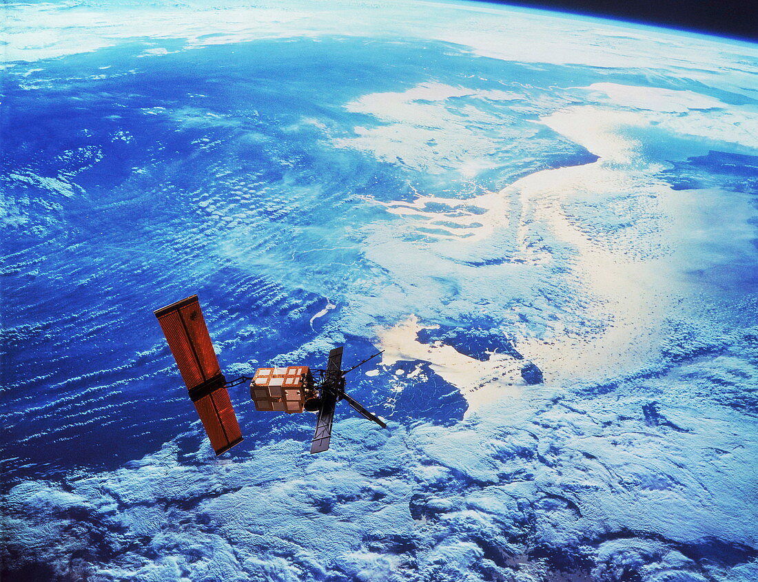 ERS-2 satellite in orbit